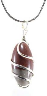 yashvriddhi Narmadeshwar shivling locket 100% Original Silver Plated Stone Chain