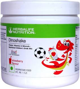 HERBALIFE Dinoshake Kids Drink Mix - Strawberry Flavor For Children Protein Shake