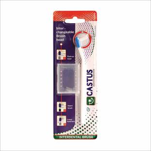 Castus Interdental Brush | Specially Designed Small Bristle Head | Pack of 3 Soft Toothbrush