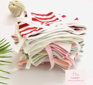 Fareto New Born Baby Super Soft 24 Pcs Nappies | Langots | Cloth Nappies (0-3 Months)