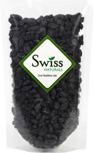 swiss naturals Premium Dried Black Raisins (Kishmish) with Seed Raisins