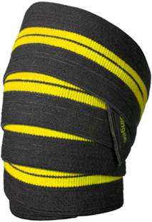 Leosportz Bull Strength Knee Wraps- 84" Powerlifting - Knee Straps Squats Knee Support