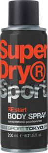 Superdry Sport RE:start Body Spray 200ml - Refreshing Body Spray For Post Workout restart Deodorant Spray  -  For Men
