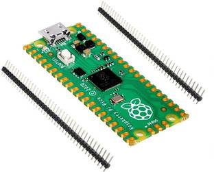 REES52 Raspberry Pi Pico microcontroller Development Board with Versatile Board Built Using RP2040 chip - Dual-core Arm Cortex-M0+ Processor with 264KB Internal RAM and Support for up to 16MB Micro Controller Board Electronic Hobby Kit