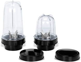 Goldwinner Bullet Jar Set of 2 (530 ML & 350 ML) Mixer Juicer Jar