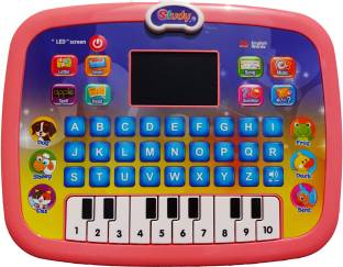 TUKAMCHA Educational Laptop Computer Learning Toy With 26 English Words and piano