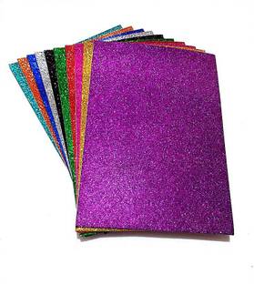 SelectionWorld Glitter Self Adhesive Plain Glitter A4 180 gsm A4 paper