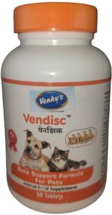 venky's pet VENDISC BACK SUPPORT FORMULA FOR DOGS & CATS 50 TABS Pet Health Supplements