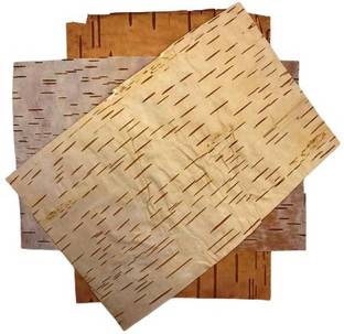 AstroShri Bhojpatra — Bhoj Patra — Natural Bhojpatra Sheet — for Yantra Mantra and Pooja Original (Pack of 3) Decorative Showpiece  -  0.1 cm
