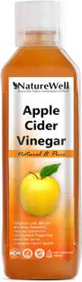 Naturewell Organic Apple Cider Vinegar - Raw, Unfiltered with Mother Vinegar (500ML/OR)Ultra Vinegar