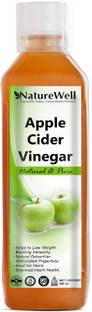 Naturewell Apple Cider Vinegar with Mother / Unflavoured Vinegar (500ML/GR)Pro Vinegar