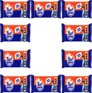 Surf excel STAIN ERASER DETERGENT BAR VALUE PACK 150 GM (pack of 10) Detergent Bar