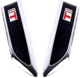 Qiisx Turbo Bonnet Hood Side Vent Grille Cover Sticker V-618 Boonet Scoop