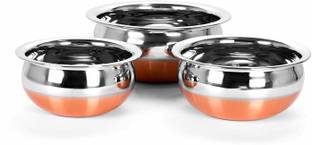 HM EVOTEK 3 Pic Pasta Bowls Serving Bowls, Induction Bottom Cookware Set