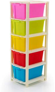 3D METRO SUPER STORE Plastic Open Book Shelf