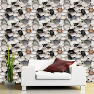 WallDaddy 40 cm Marble Self Adhesive Sticker