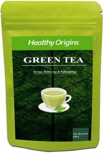 Healthy Origins Green Tea for Weight Loss | 100% Natural Green Loose Leaf Tea | Pure Green Tea with No Additives Unflavoured Green Tea Pouch Pro (L) Green Tea Pouch