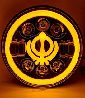 Naturalcreations Design Thar Headlight Headlight Motorbike LED for Mahindra, Royal Enfield (12 V, 90 W)