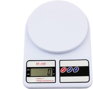 RTB sf 400 Electronic Digital 1Gram-10 Kg Weight Scale Kitchen Weight Scale Machine Measure for measuring fruits,shop,Food,Vegetable,vajan,kirana kata,kirana weight machine Weighing Scale for grocery,kata,taraju,shop,computer kata,tarazu,jewellery,sabzi,kirana, Weighing scale (White) Weighing Scale