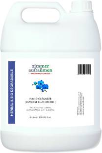 zimmer aufraumen Hand Wash with CHG Disinfectant Liquid Refill Pack (5 Litre) (Japanese Blue Orchid)