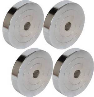 srishti enterprises 4 kg Pair of 1 KG * 4 Steel Gym Plates, Dumbbell Plates Home Gym Combo