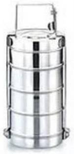 TOUCH OF MODERN HEAVY BOMBAY TIFFIN (4 CONTAINERS LUNCH BOX) 4 Containers Lunch Box