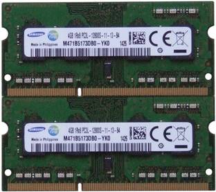 SAMSUNG DDR3 PC3L-12800 DDR3 4 GB Laptop (ram Memory Upgrade DDR3 PC3 12800, 1600MHz, 204 PIN, SODIMM for 2012 Apple MacBook Pro's, 2012 iMac's, and 2011/2012 Mac Mini's (8GB kit (2 x 4GB)))