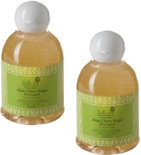 RUSTIC ART Aloe Clary Sage Shampoo 175 ml (pack of 2)