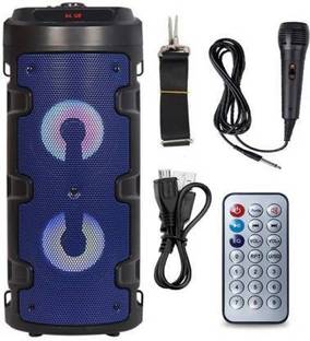 OSMAYO DJ Sound Stereobass Built-in Amplifier Karaoke Wireless Speaker With Mic 15 W Bluetooth Tower Speaker