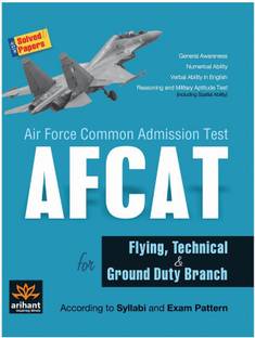 AFCAT for Flying, Technical & Ground Duty Branch with Solved Papers