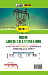 Decode Basic Electrical Engineering for SPPU 19 Course (FE -I/ II - Common - 103004)(END SEM)