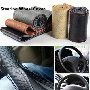 s mangalam Hand Stiched Steering Cover For Mini Omni