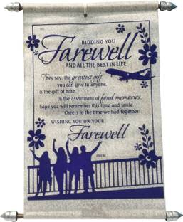 Natali Traders Farewell Scroll Card Greeting Card