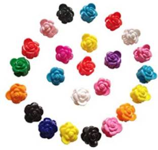 AN TRENDS Small Rose Hair Claw Clip/Clutcher in plastic For Women Daily Wear Girls Accessories And Half Pony tail Clutches To Tie Up Hairs. Hair Clip