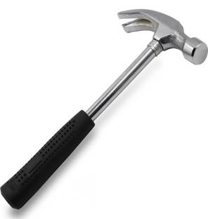 Hillgrove HAM2 High Quality Durable Construction Metalworking Household Rubber Handle Straight Best Claw Hammer Repair Hand Woodworking Tool Curved Claw Hammer