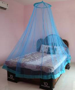 VD Enterprise Double Bed Polyester Washable Adults Mosquito Net