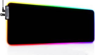 US1984 Large Extended RGB Gaming Mouse Pad, Non-Slip Rubber Base, Soft Glowing 14 LED Modes with USB Port, Large Extended Gaming Desk Keyboard Pad Mat ( 800x300x4 MM) Non Slip Base Mousepad