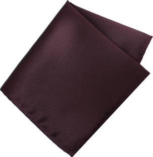 POCKET SQUARE Solid Satin Blend Pocket Square