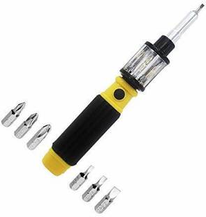 GVJ TRADERS Screwdriver and Bit Set Toolkit Flexible Power Drill Combination Screwdriver Set