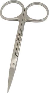 FusionKraft Iris (Eye Surgery) Scissors, Straight Blades, Sharp Pointed Tips, 5" Straight Operating Scissors