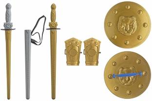 Sani International Toy Mall Mighty Sword &Guards(1 Sword, cover, Waist Belt,2 Arm Guards & 1 Guard)