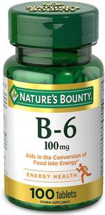 Nature's Bounty Vitamin B6 100 Tablets (100 mg)