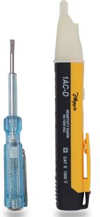 Hillgrove VLT4 Electrical Line Tester + Non Contact Voltage Detector/Tester Pocket Pen 90-1000V with Flashlight & Beep Sound High Analog Voltage Tester