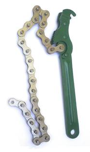 Inditrust 9 inch Auto Oil Filter Chain Wrench Range 60-120 mm Single Sided Socket Wrench