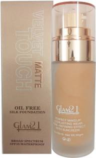 Glam21 1 Matte Waterproof SILK Foundation (50 GM) Foundation