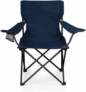 Varnee Portable Folding with Arm Rest Cup Holder and Carrying Foldable Steel, Polyester Inversion Chair