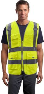 VRITRAZ SV_Green_ULine Safety Jacket