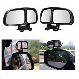 LAVITRA Manual Rear View Mirror, Dual Mirror, Blind Spot Mirror For Maruti Suzuki, Hyundai, Opel, Volkswagen, Audi Swift Dzire