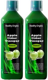 Healthy Origins Organic Apple Cider Vinegar with Mother for Weight Loss Vinegar (Pack Of 2)(R) Vinegar
