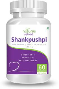 Natures Velvet Lifecare Shankpushpi Pure Extract 500 mg